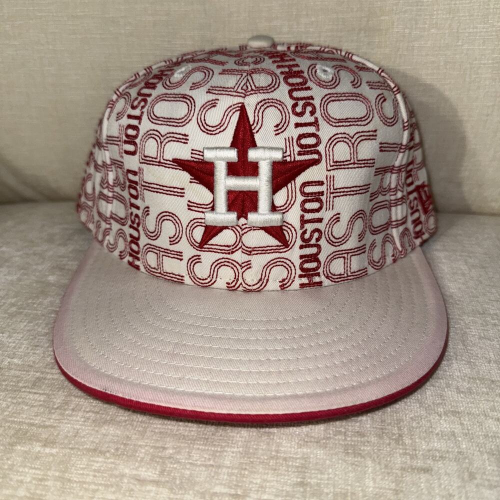 Houston Astros New Era Cooperstown Collection 59Fifty Fitted Hat Cap 7 1/2 AOP